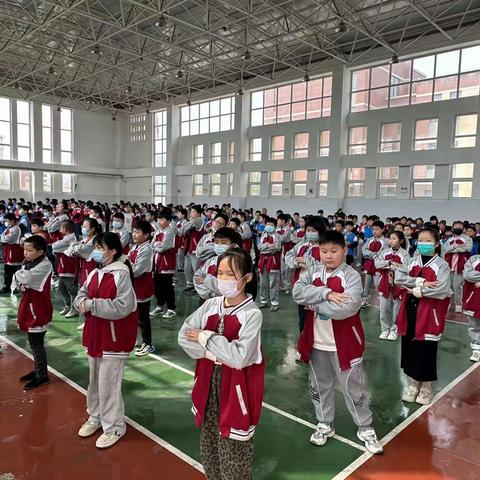 阳光好少年，活力满校园——上花林小学2023年春季阳光大课间室内操比赛