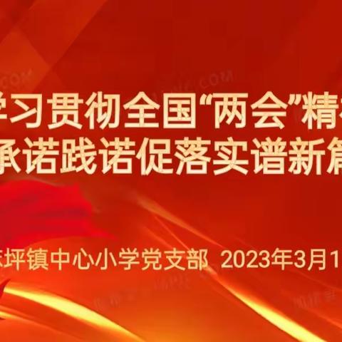 学习贯彻全国“两会”精神 承诺践诺促落实谱新篇