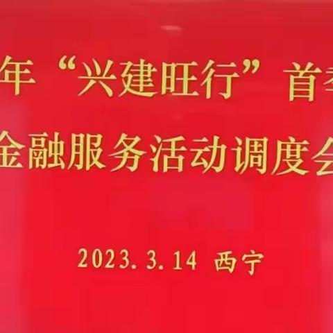 省分行召开2023年“兴建旺行”首季综合金融服务活动第二次调度会