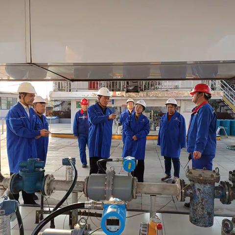 省公司王剑副总经理一行莅临长治油库进行安全调研检查