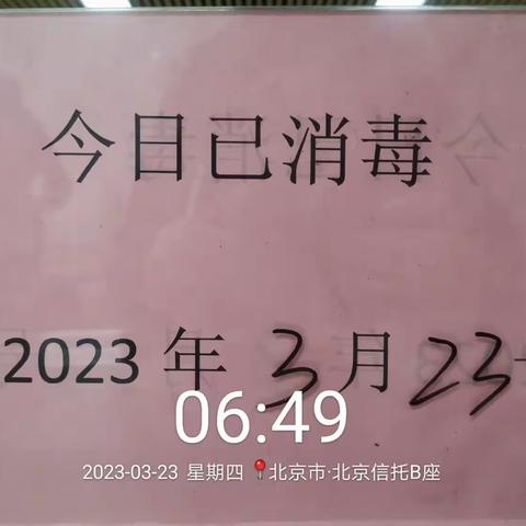 北京信托班前班后安全检查3.23