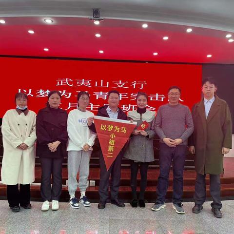 武夷山支行“以梦为马”青年突击队3月主题班会