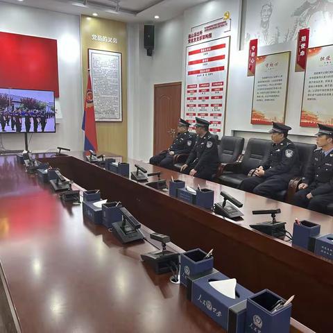 参观学习拓思路  交流借鉴促发展------蒲城县公安局巡特警大队到富平县迤山派出所参观学习