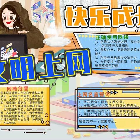 【青城有爱 创城有我】呼和浩特市回民区县府街小学教育集团南校区开展“文明上网”教育活动