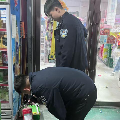【登门入群 守护平安】固城派出所开展消防检查