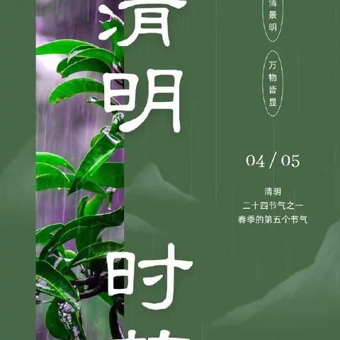 田庙乡新希望小学——2024年清明节放假通知