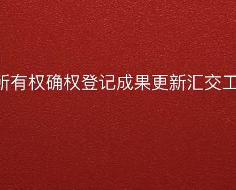 启动！———周陵办召开集体土地所有权确权登记成果更新汇交工作动员暨培训会