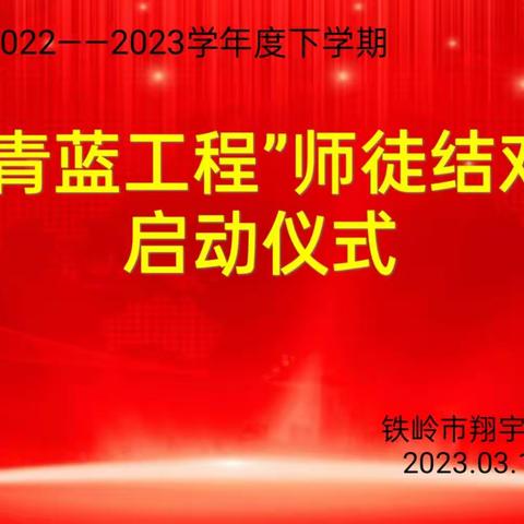 青蓝携手共成长   师徒结对育芬芳——翔宇小学“青蓝工程”师徒结对活动