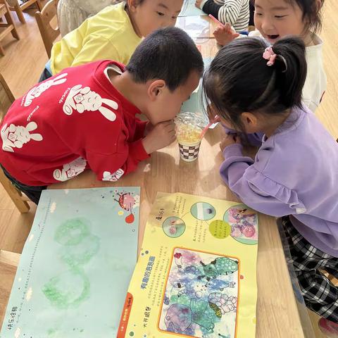 有趣的泡泡画！看我创作的海洋世界吧！