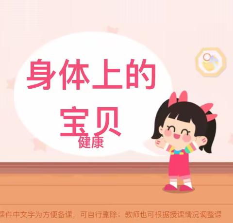 【市直幼儿园分园】小班健康教育活动——《身体上的宝贝》