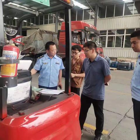 圣井市场监管所开展特种设备监督检查