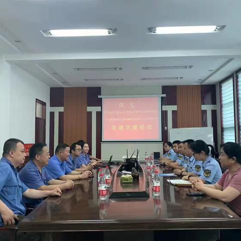 圣井市场监管所党支部开展“庆七一促共建，助推企业高质量发展”党建共建活动