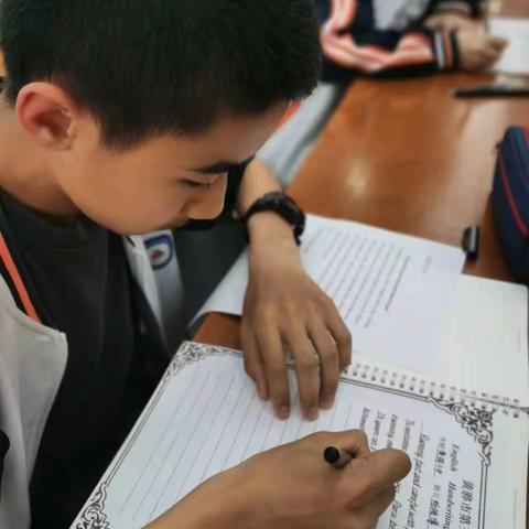 书英语之美，品纸上芳华——黄骅市第三中学英文书写大赛