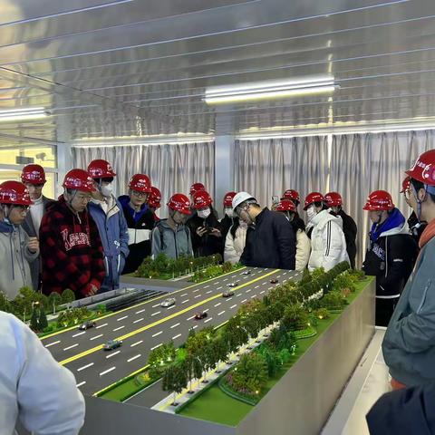 河北工程学院参观学习华冶廉颇管廊工程