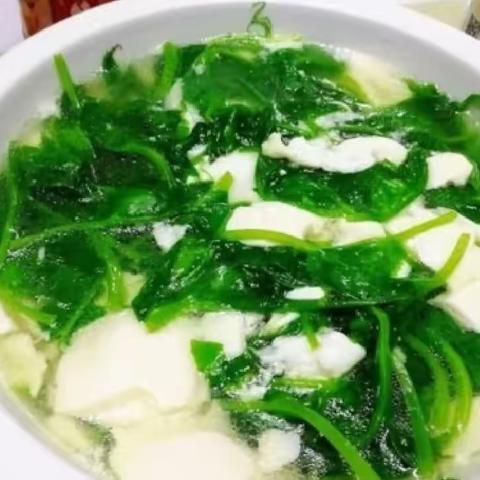 《豆尖豆腐汤》———六街镇中心幼儿园中三班3月份食育活动