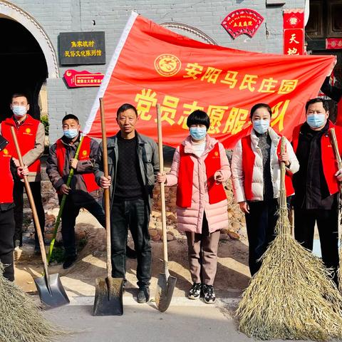 马氏庄园管委会到伦掌镇焦家坟村开展人居环境整治活动