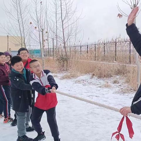 瑞雪纷纷覆大地，银装素裹尽开颜