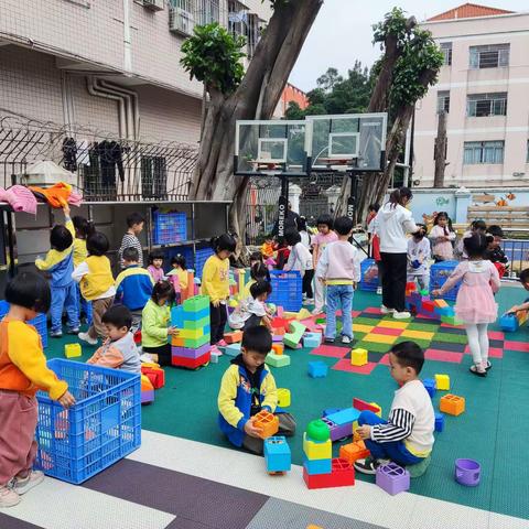 创意无限，快乐建构——大龙街竹山幼儿园中二班建构区活动