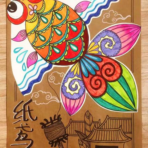 多彩美术五里桥线描班 ——3.18