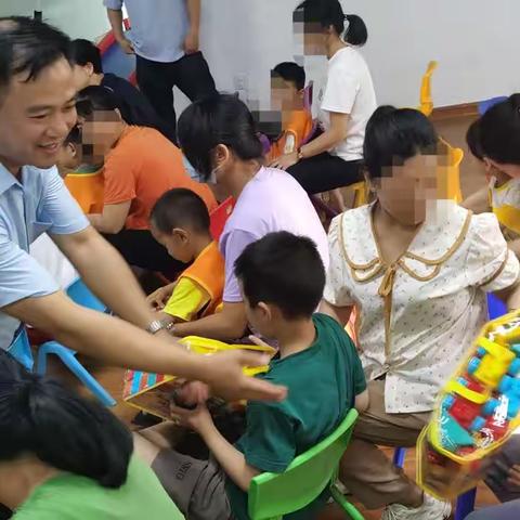 关爱未来，赣州兴康商会来我中心开展庆六一，献爱心捐赠活动