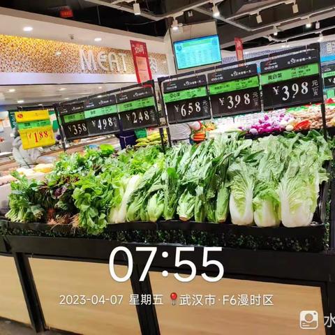 漫时区店4月7日生鲜区第一次开业营运报告