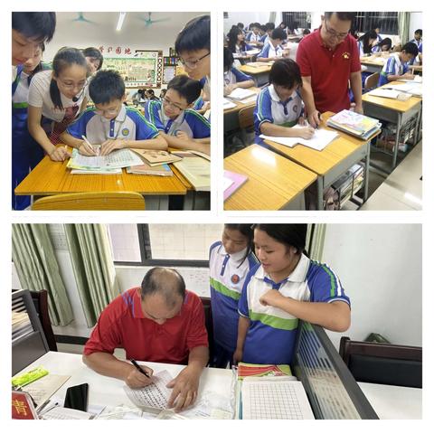 翰墨书香沁桃李，一撇一捺写人生———大化县新城初级中学2024年春季学期七年级硬笔书法比赛