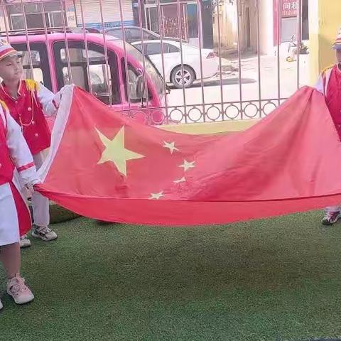 在国旗下快乐成长——茌平区银座金宝贝幼儿园升旗仪式