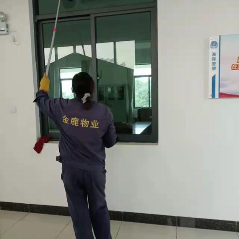 金鹿物业海岸警察总队第六支队（昌江片区）2023年4月份第一周工作简报