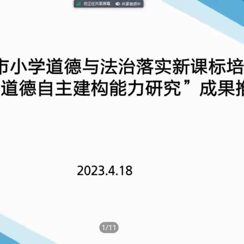 聚焦新课标，研思新课堂——我校思政教师参加葫芦岛市小学道德与法治落实新课标培训活动