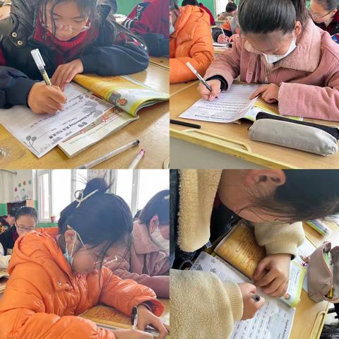 李口小学六年级班级活动———English Handwriting
