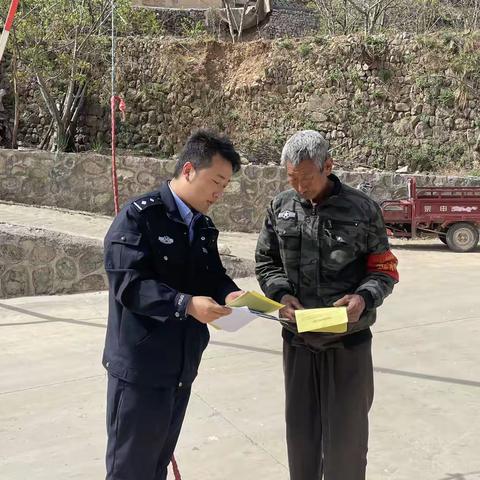 北耽车派出所开展养老诈骗宣传