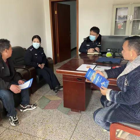 子午派出所在辖区集中开展反诈宣传