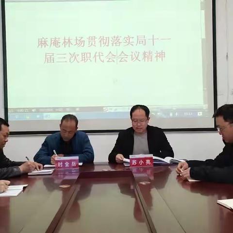 【三抓三促】行动  航标在前，我们躬身前行——麻庵林场传达学习、贯彻落实林管局十一届三次会议精神