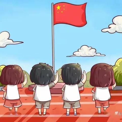 “国旗见证我成长”——鹿楼中心幼儿园走进小学参加升旗仪式