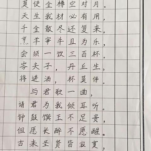 传承经典，翰墨飘香——白仓镇中心完小“硬笔书法比赛”