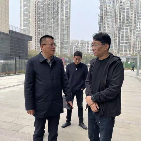 区委组织部周亚部长到立丰城项目推进”保交楼”工作