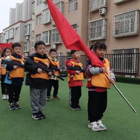 我爱你祖国  哈津乐道幼儿园升旗仪式