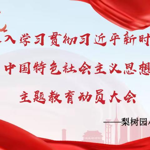深入学习贯彻习近平新时代中国特色社会主义思想主题教育动员大会