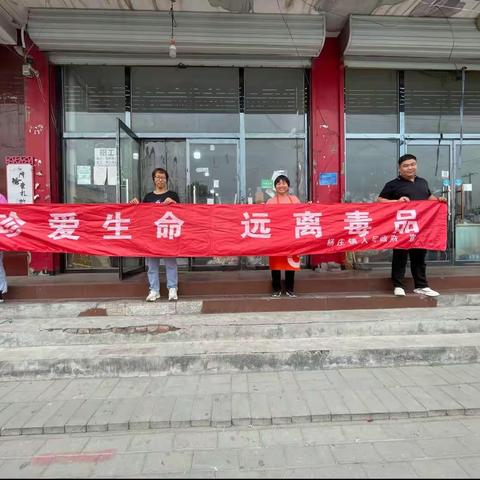 杨庄镇：开展“6.26国际禁毒日”宣传活动