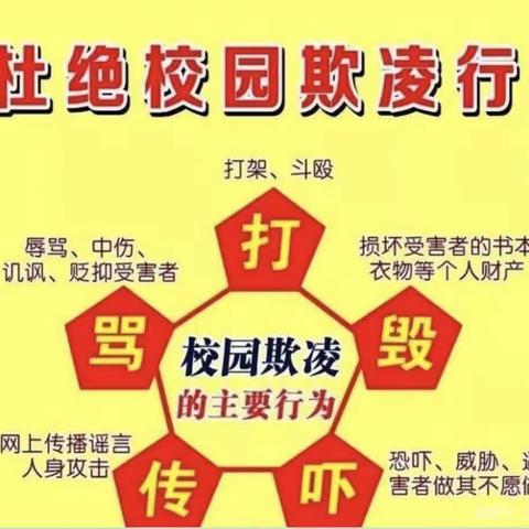 团结友爱 杜绝校园欺凌