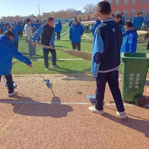 大家齐动手，校园更整洁——德岭山学校爱国卫生月活动