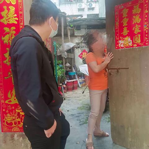 博爱街道新风里社区开展2023年“博鳌亚洲论坛年会”期间走访吸毒人员排查管控工作