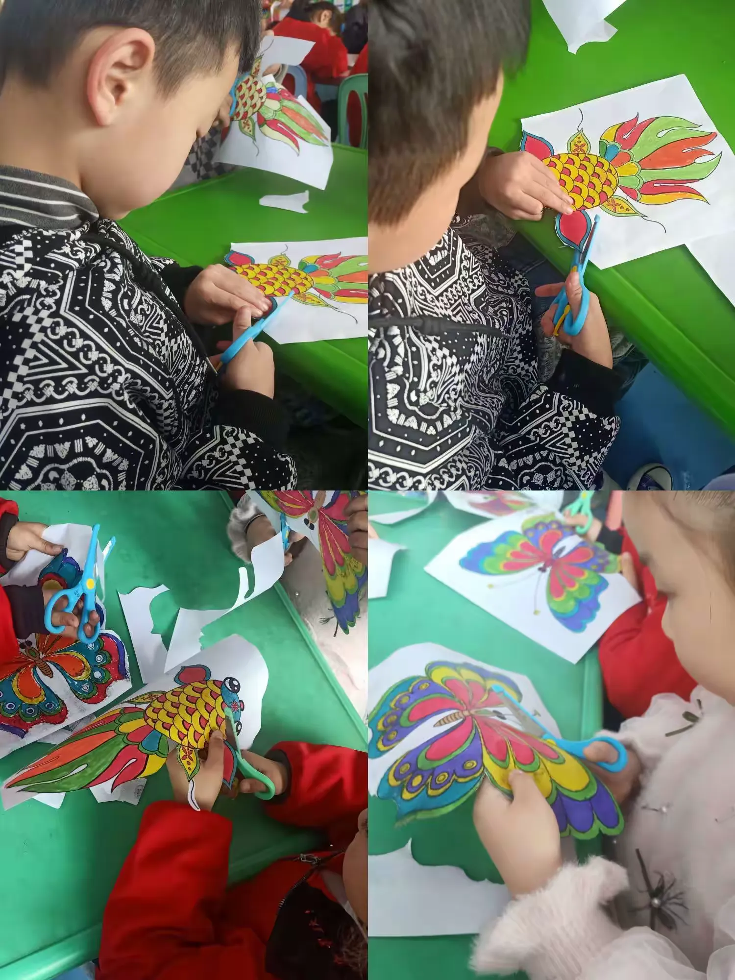 简篇-和村小学幼儿园大班——“巧手绘纸鸢 童趣游蓝天 ”主题活动