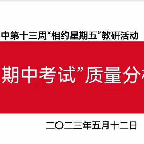 凝心聚力抓质量 砥砺奋进促提高——乐蟠初中八年级物理组期中考试质量分析