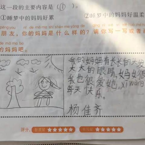 画一画（话一话）自己的妈妈