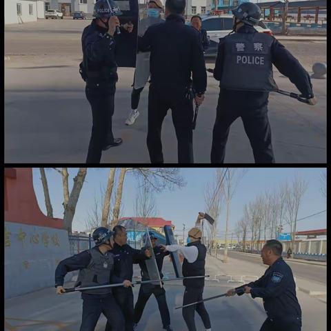 防暴反恐应急演练活动——图牧吉中心学校