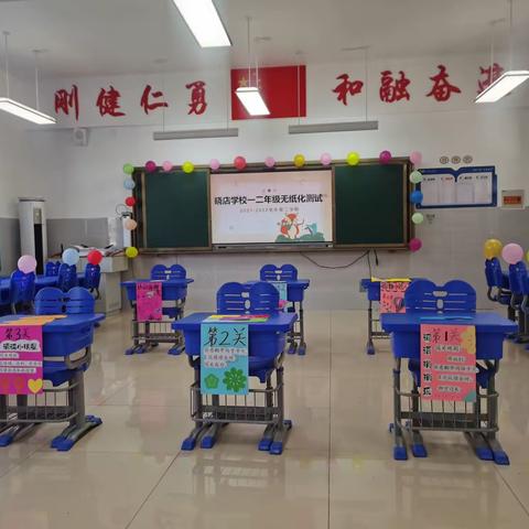 方里镇苏庄中心小学“乐学 乐试 乐成长”——一、二年级无纸化测试