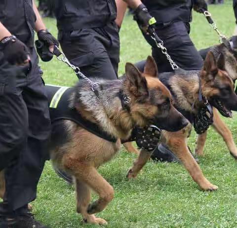 警犬进校园，共筑校平安