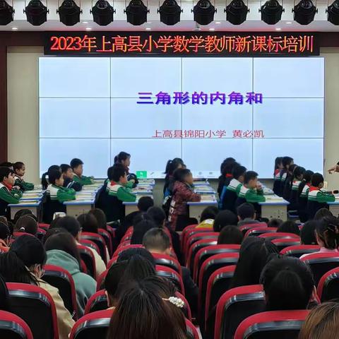 聚焦新课标理念，名师引领共成长——上高县小学数学新课标培训