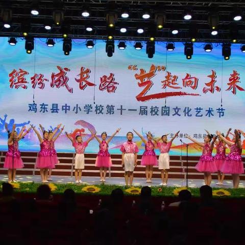 哈达镇小学参加县里艺术节花絮